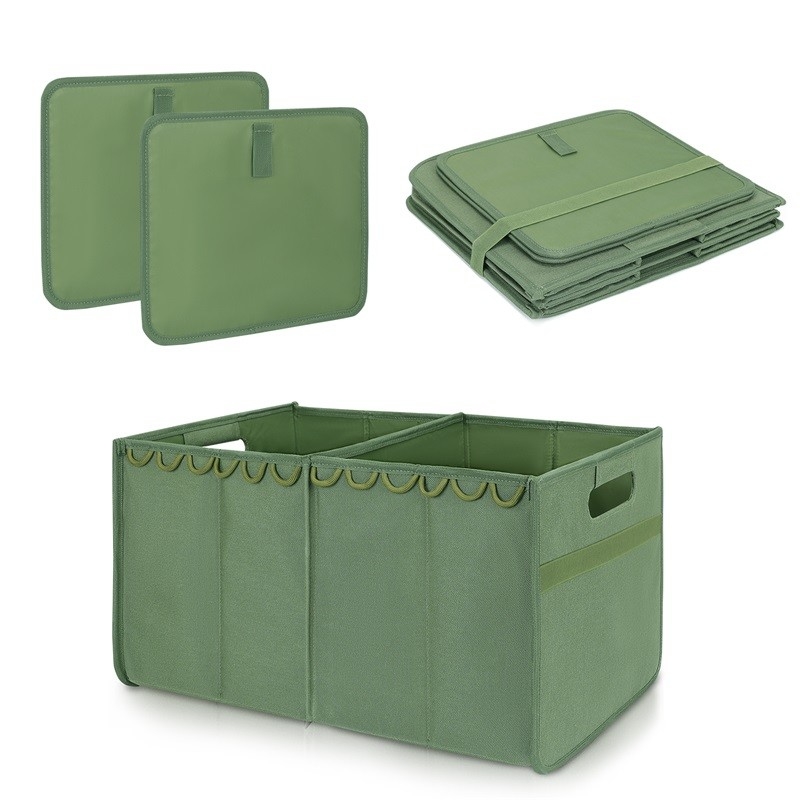 Almacenamiento plegable Tote Luggage Storage For Suv del tronco dos compartimientos 36x4x9 plegables”