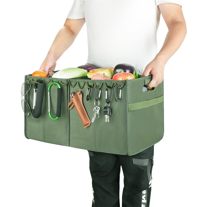 Almacenamiento plegable Tote Luggage Storage For Suv del tronco dos compartimientos 36x4x9 plegables”