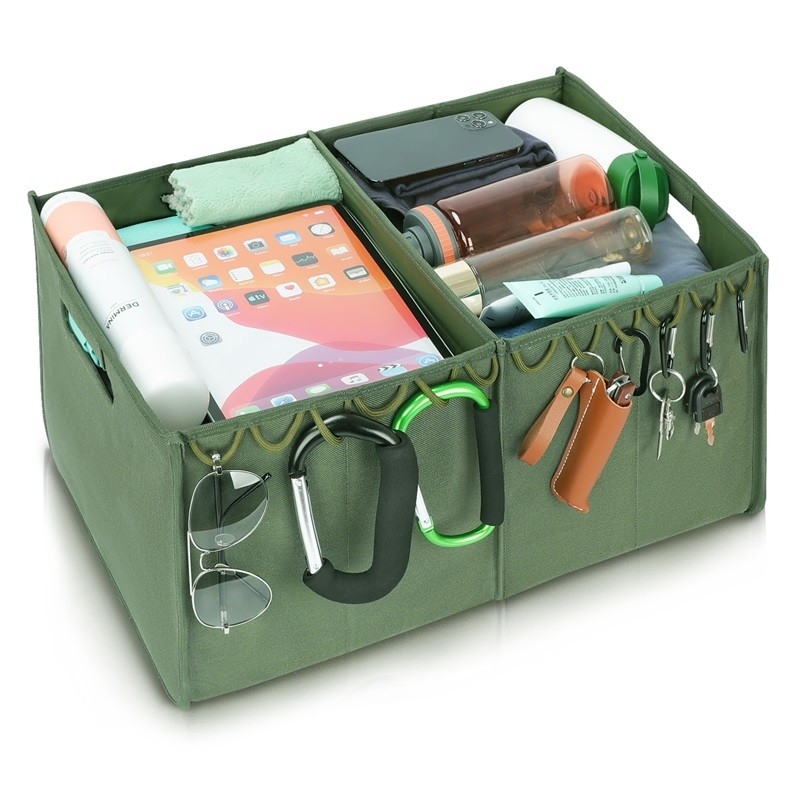 Almacenamiento plegable Tote Luggage Storage For Suv del tronco dos compartimientos 36x4x9 plegables”