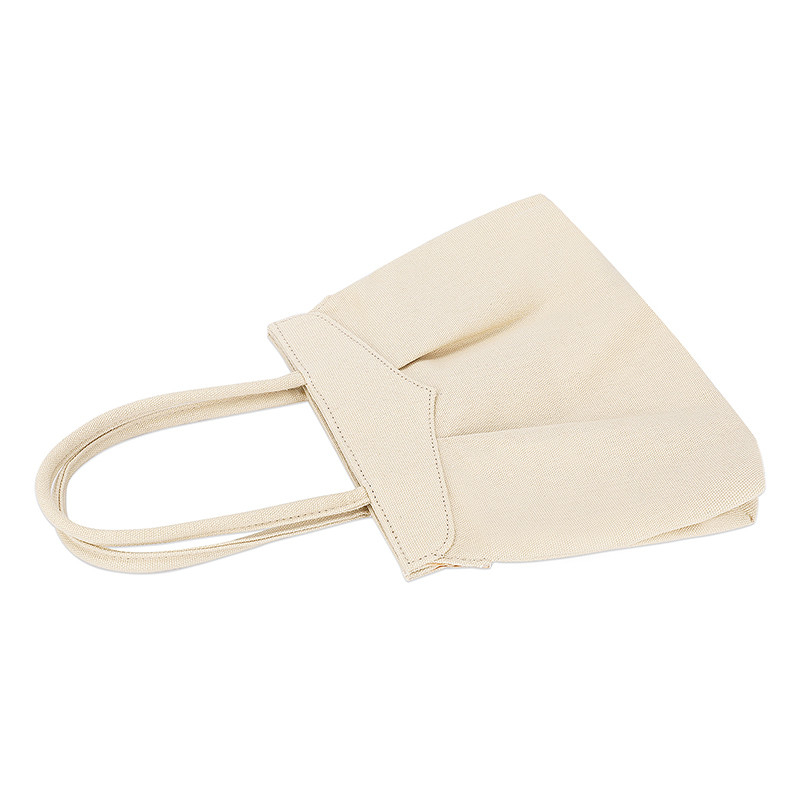 El hacer compras reutilizable amistoso de Eco empaqueta la lona sostenible Tote Bags Zipper Button 10x7”