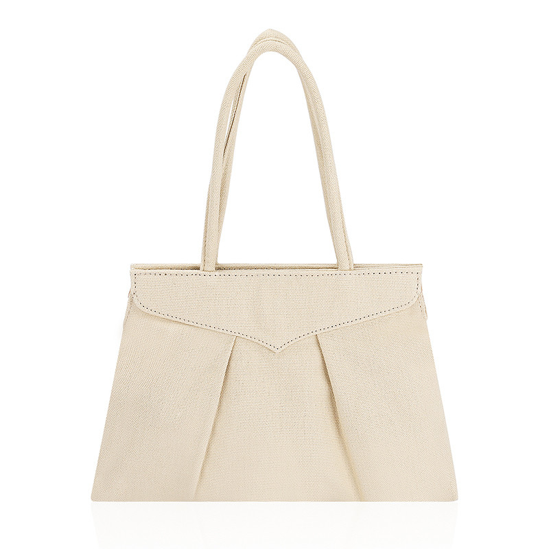 El hacer compras reutilizable amistoso de Eco empaqueta la lona sostenible Tote Bags Zipper Button 10x7”