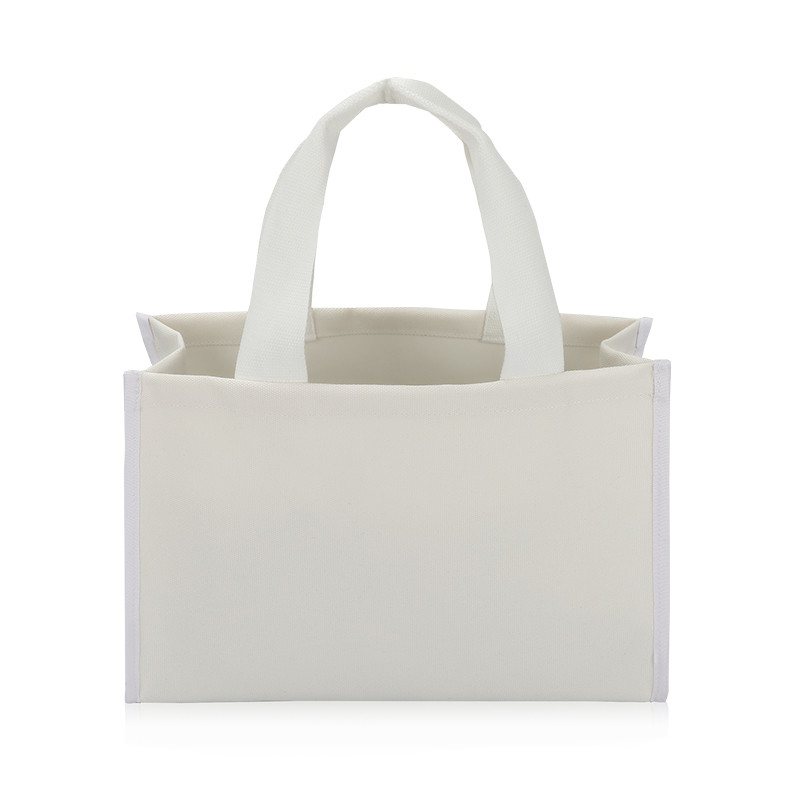 La lona Tote Bag Eco Friendly Shopping empaqueta la parte inferior gruesa resistente al por menor 4x4x10”