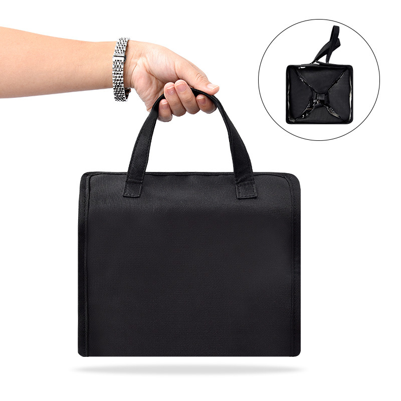 La extra grande del viaje que cuelga el PVC de Bag Separated del organizador del artículo de tocador compone la bolsa 9X5”