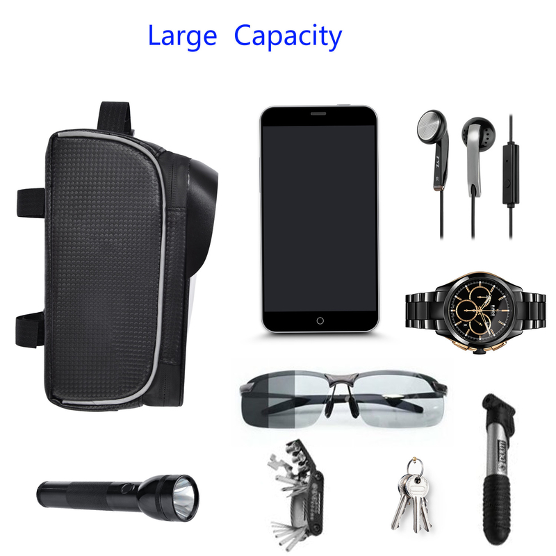 Bolso superior del tenedor del teléfono del bolso del tubo con el tenedor 8x3.2x4.75 de la ventana del agujero del auricular”