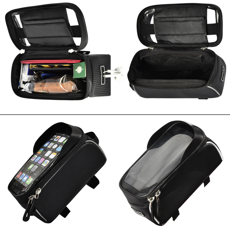 Bolso superior del tenedor del teléfono del bolso del tubo con el tenedor 8x3.2x4.75 de la ventana del agujero del auricular”