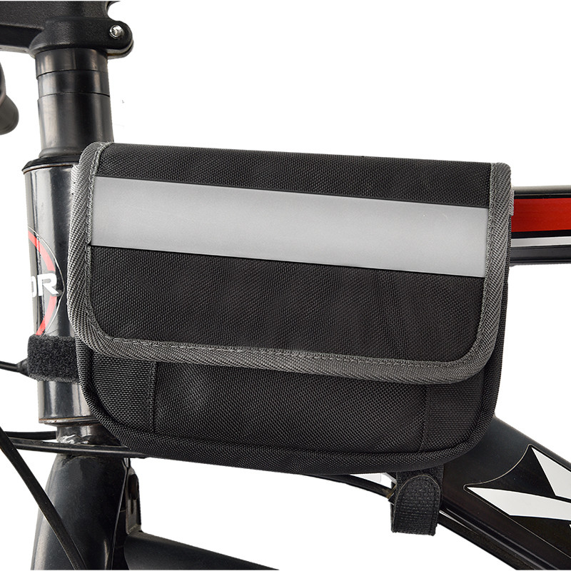Parte posterior grande de la prenda impermeable del bolso de la bici del teléfono debajo de la bolsa de la tira reflexiva de Seat para completar un ciclo 7X6X5”