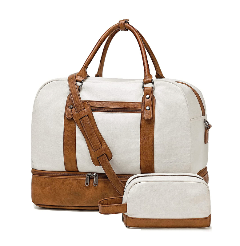 El viaje elegante de la tela de lana basta empaqueta con la pulgada 19.7x9.8x14.6 del artículo de tocador 19 del compartimiento del ordenador portátil”