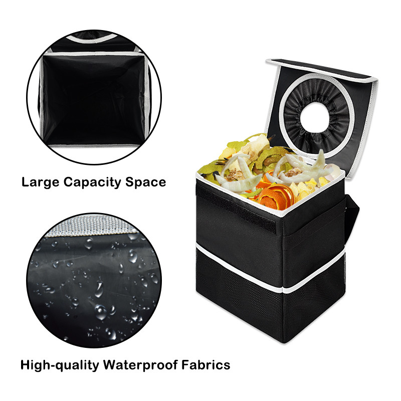 La caja del bolso del almacenamiento de la cama de Bags Waterproof Truck del organizador del coche del ultramarinos puede el compartimiento 8x6x10”