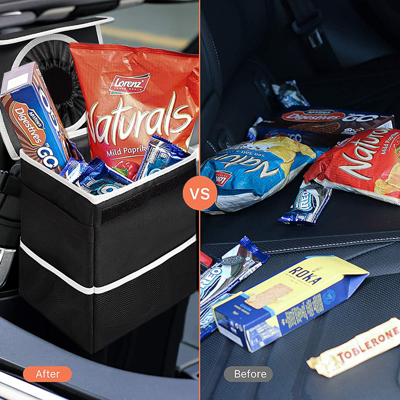 La caja del bolso del almacenamiento de la cama de Bags Waterproof Truck del organizador del coche del ultramarinos puede el compartimiento 8x6x10”