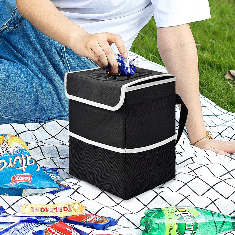 La caja del bolso del almacenamiento de la cama de Bags Waterproof Truck del organizador del coche del ultramarinos puede el compartimiento 8x6x10”