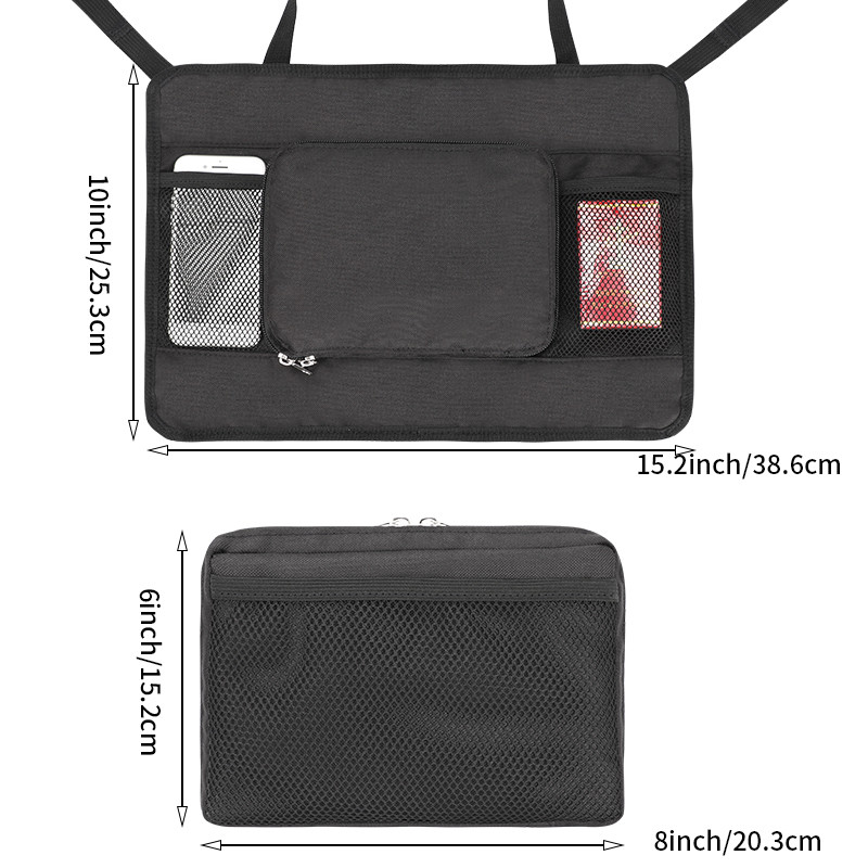 Bolso de red para el asiento trasero 15.2x10 del tenedor de Bags Pocket Handbag del organizador del coche”