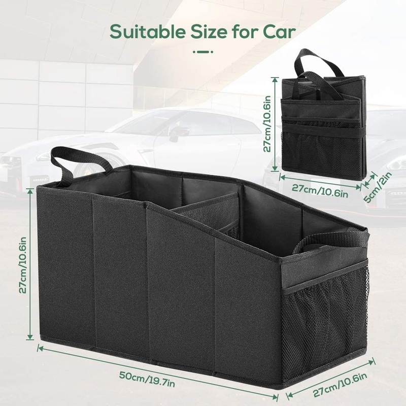Organizador grande Bags Grocery Foldable Front Back Seat Truck 19X10X10 del coche que hace compras”