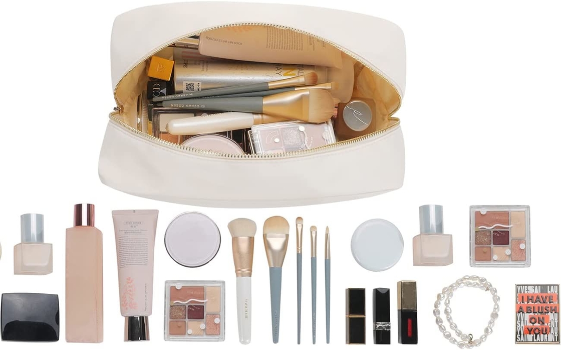 Bolso grande impermeable de la bolsa del maquillaje de Extral estupendo, bolso cosmético de la bolsa del viaje para las mujeres