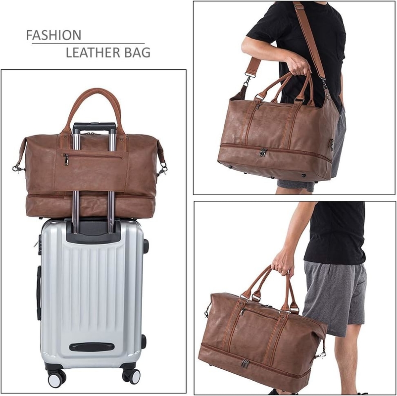 52L impermeable de una noche de fin de semana con bolso de viaje personalizado con bolsa de zapatos