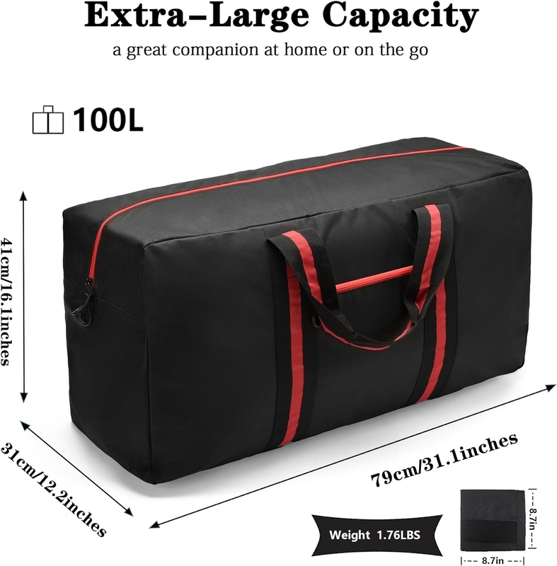Bolso de viaje de fin de semana con 100L para hombres y mujeres