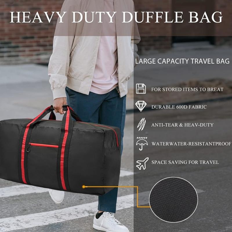 Bolso de viaje de fin de semana con 100L para hombres y mujeres