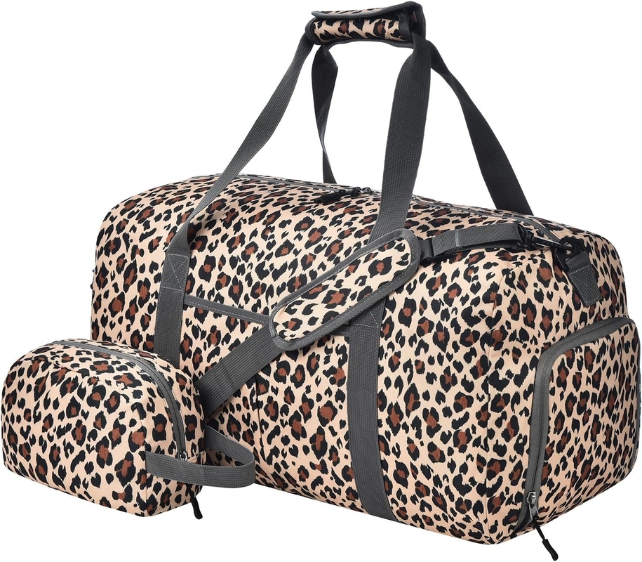 Bolsa de viaje plegable de 50L de gran capacidad para el hospital de fin de semana con espacio para zapatos