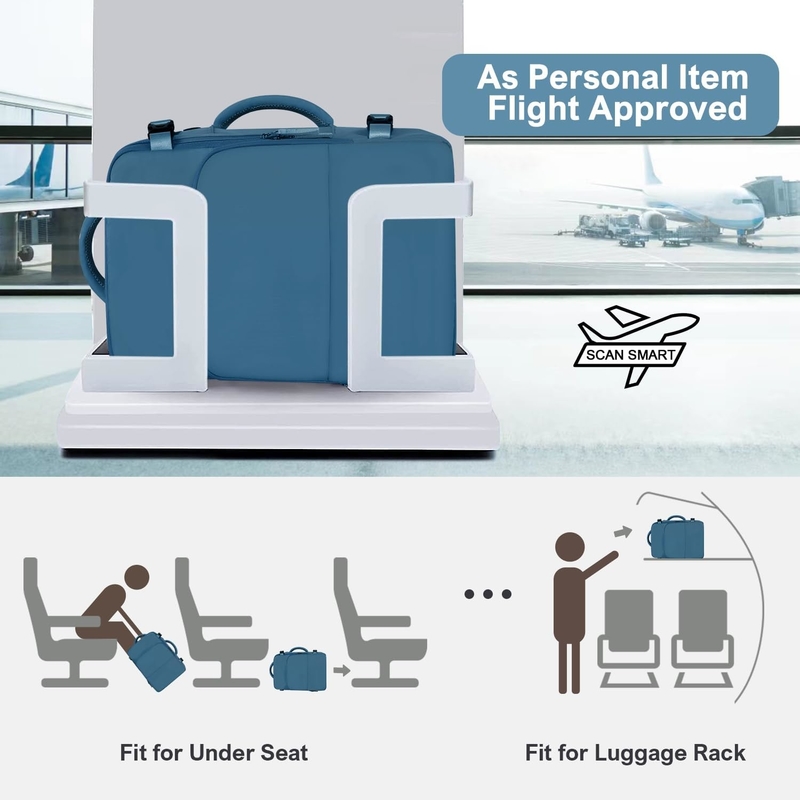 Inmune Negocio Caminata Casual Lleva en el bolso de viaje Vuelo Aprobado Adaptación portátil de 16 pulgadas