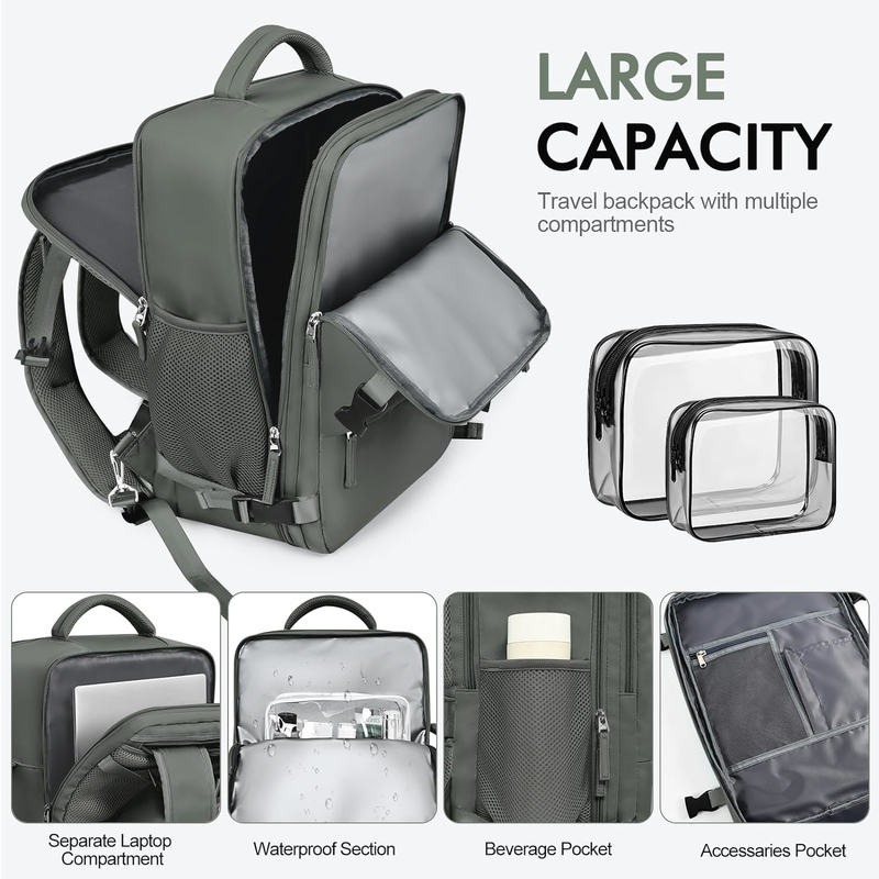 Bolso de equipaje de mano con conexión USB