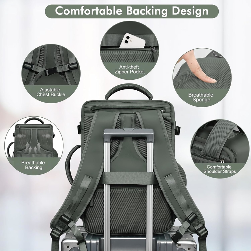 Bolso de equipaje de mano con conexión USB