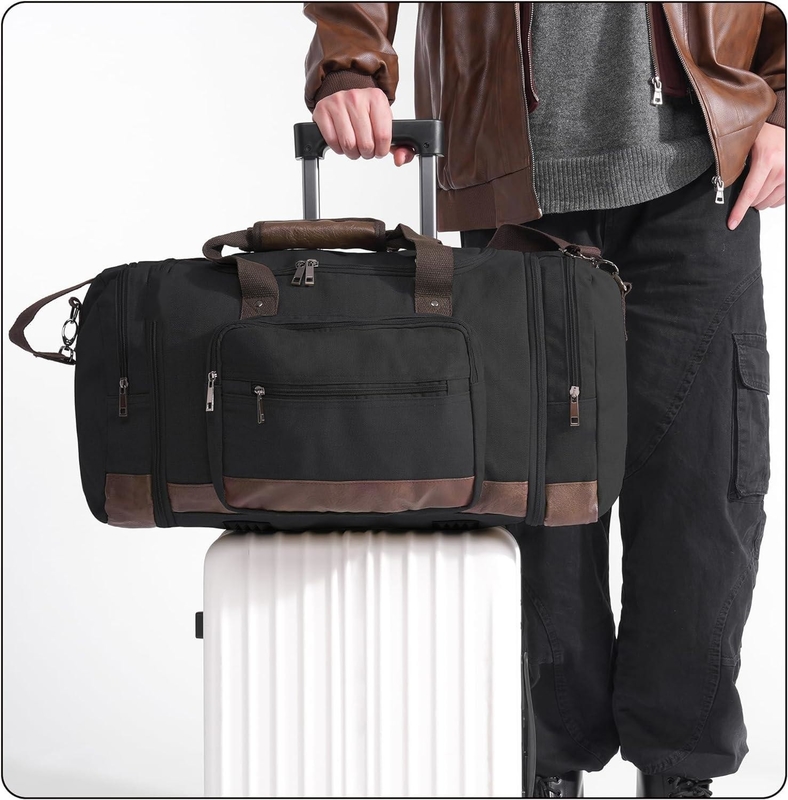 Lanteja de gran capacidad Hombres Mujeres Bolso de viaje de bolso de viaje con cremallera YKK