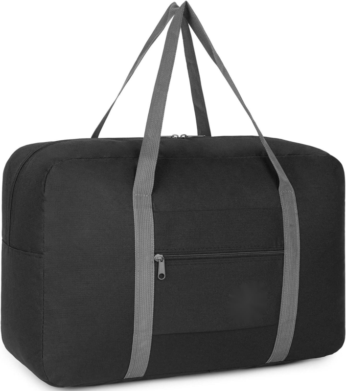 Bajo asiento de avión de gran tamaño, plegable, de equipaje de mano, bolso de viaje para mujeres