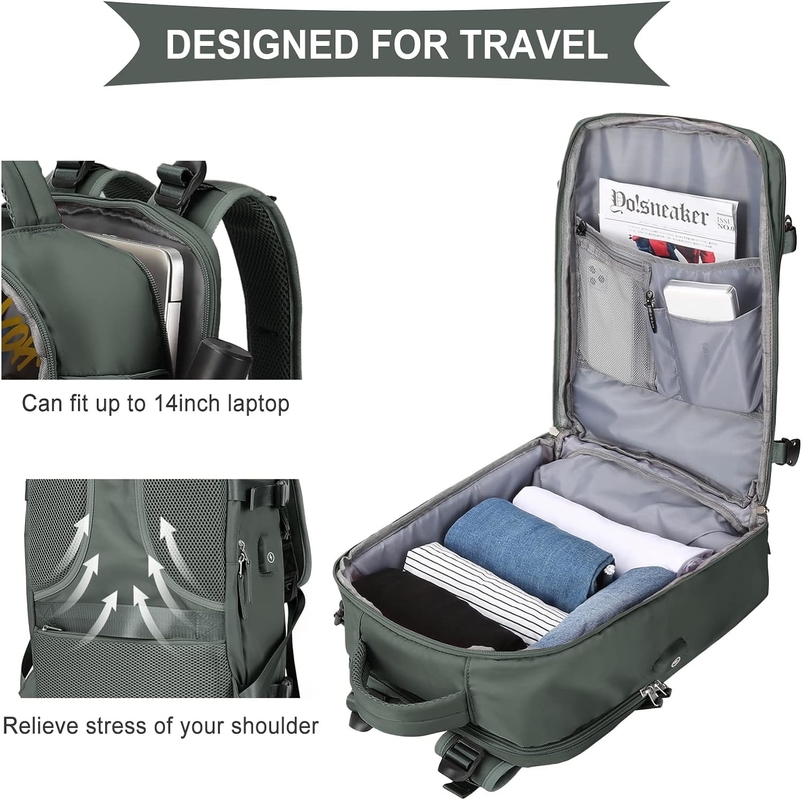 Bolso de viaje con compartimiento de zapatos independiente