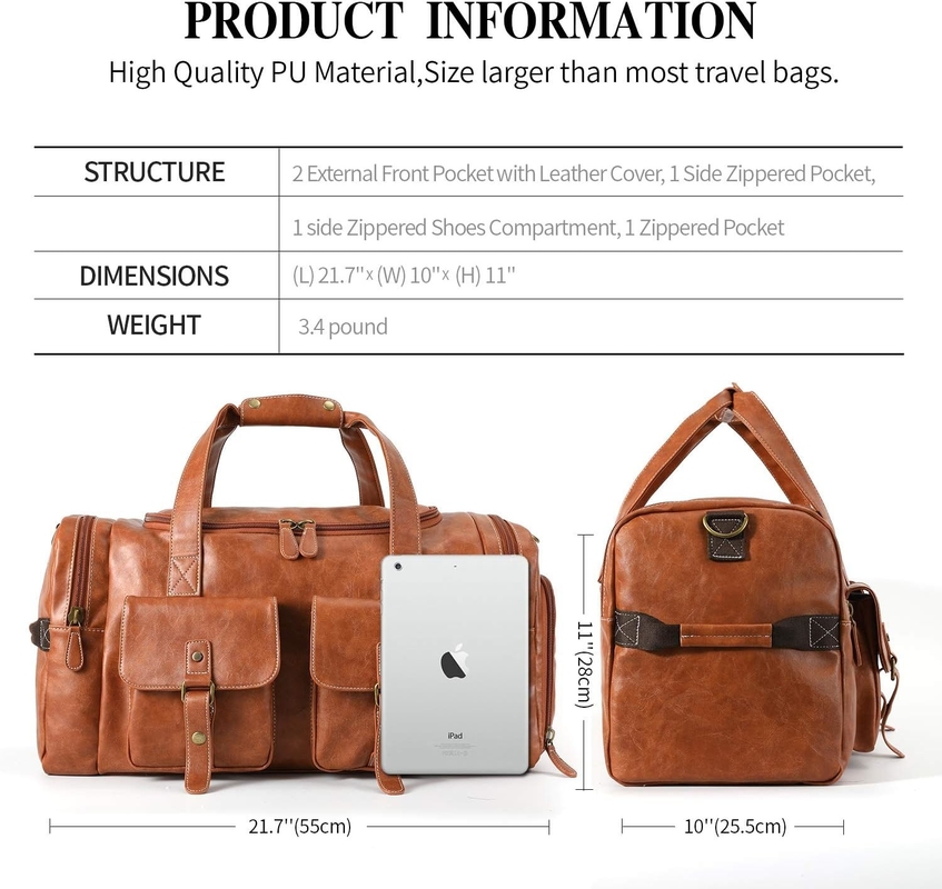 Bolso de viaje personalizado con bolsa de zapatos