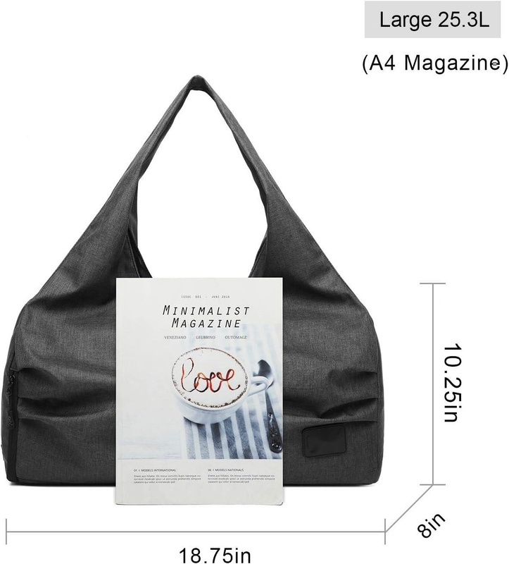 Bolso de viaje con bolsillos de almacenamiento húmedo seco