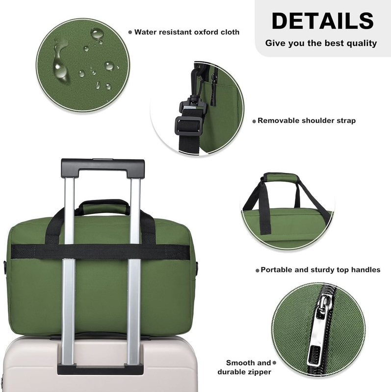 20L debajo del asiento Carry-On Sports Tote Gym Weekend Overnight Bag Para hombres Mujeres