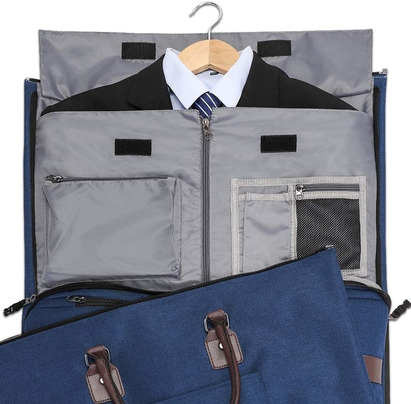 Carry On Large Blue 2 en 1 Bolso colgante Maleta de viaje personalizada con bolsa de tocador