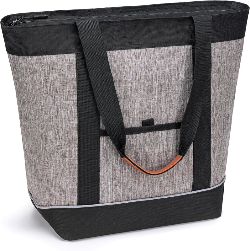 Transporte Bolsa de refrigerador de viaje aislada grande reutilizable de comestibles picnic personalizado para alimentos fríos o calientes