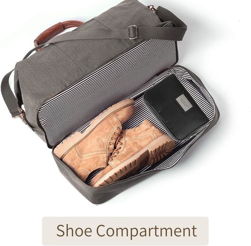Bolso de viaje de gran capacidad con bolso de calzado