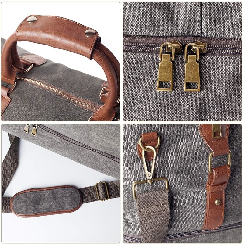 Bolso de viaje de gran capacidad con bolso de calzado