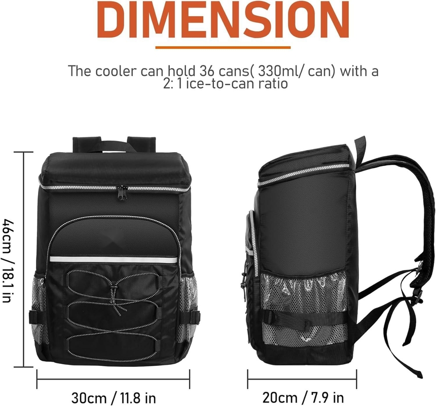 Bolso de aire acondicionado portátil aislado resistente al agua para picnic camping playa senderismo barbacoa