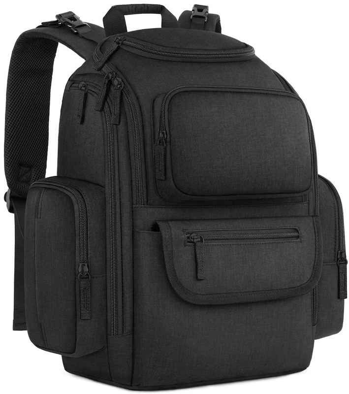Bolso de viaje personalizado de pañal resistente al agua con 2 bolsillos aislados laterales para hombres mujeres