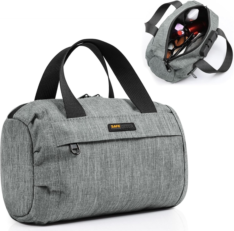 Grandes Regalos Contenedor revestido de carbón Carbón Activado Bolsa de viaje a medida a prueba de olor con cerradura combinada