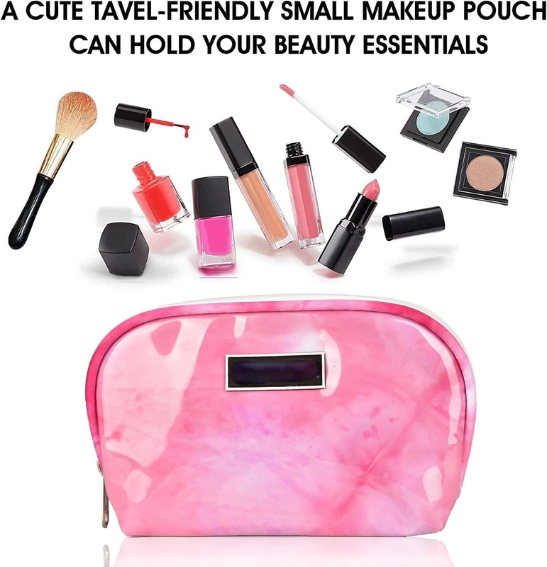Color rosa Resistente al agua Bolso a prueba de olor de viaje personalizado con sistema de filtro de carbono para niñas