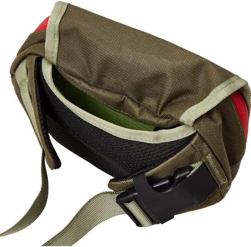 Bolsa de viaje a prueba de olor de fibra de carbono activada de color verde con cerradura para hombres mujeres