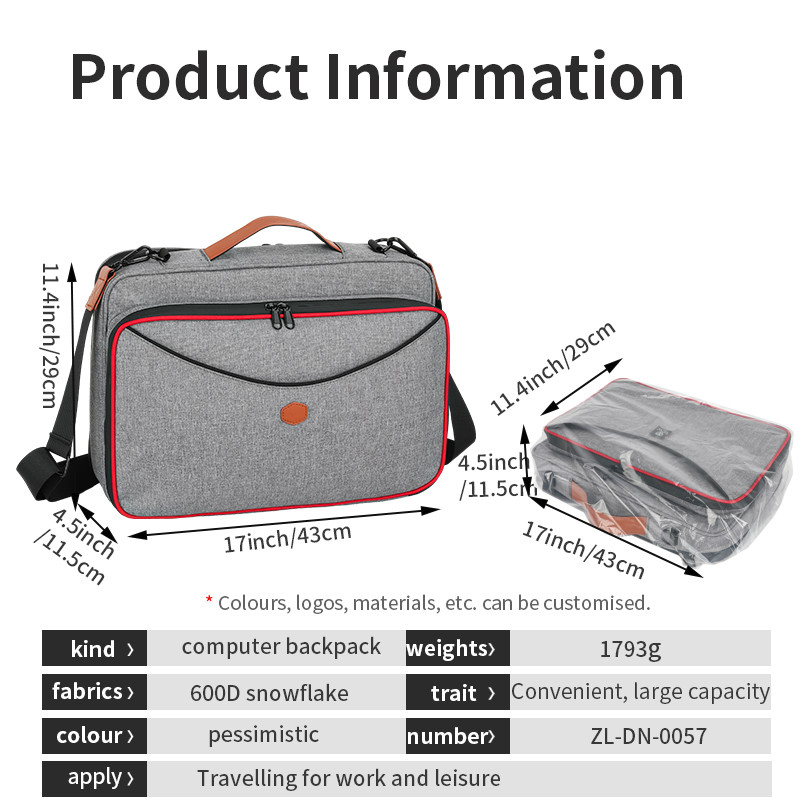 2024 Nueva bolsa de viaje de gran capacidad a prueba de agua computadora portátil personalizada con correa para hombro para hombres mujeres