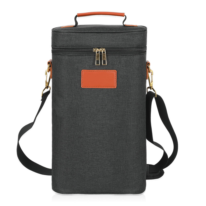Bolsa de vino de viaje personalizada con correa de hombro