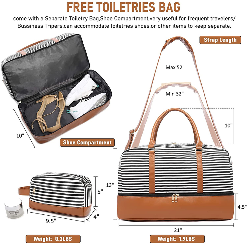 Equipaje Carry On Weekend Tote 16.2x14.5x8 de los petates del viaje de la lona de los hombres”