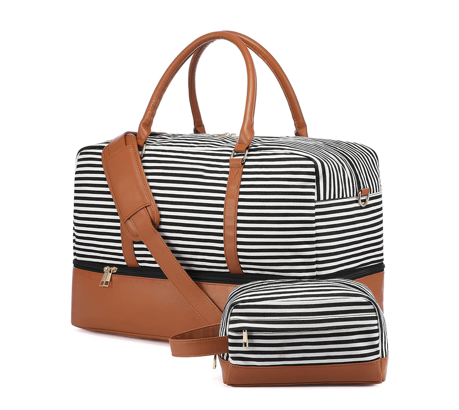 Equipaje Carry On Weekend Tote 16.2x14.5x8 de los petates del viaje de la lona de los hombres”