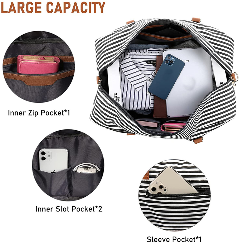 Equipaje Carry On Weekend Tote 16.2x14.5x8 de los petates del viaje de la lona de los hombres”