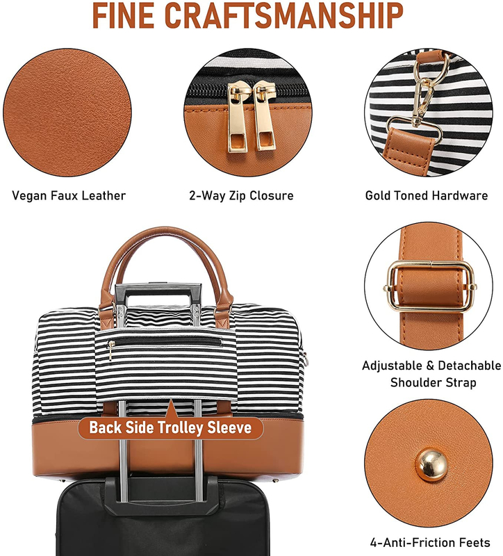 Equipaje Carry On Weekend Tote 16.2x14.5x8 de los petates del viaje de la lona de los hombres”