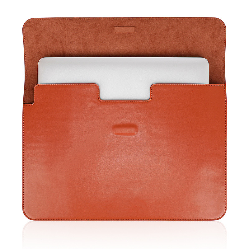 El ordenador portátil del negocio de las mujeres empaqueta para el Macbook Pro 13 la aleta de sobre del cuero de la manga del ordenador de 13,3 pulgadas